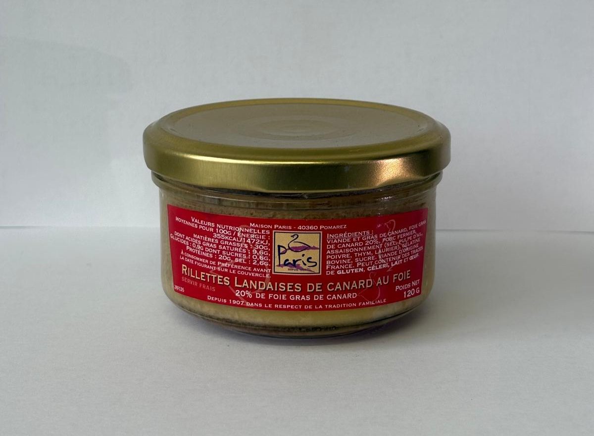 Rillettes Landaises au Foie de canard
